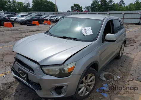 2014 Mitsubishi Outlander Sport Es z USA, uszkodzony, nr VIN 4A4AP3AU5EE002865